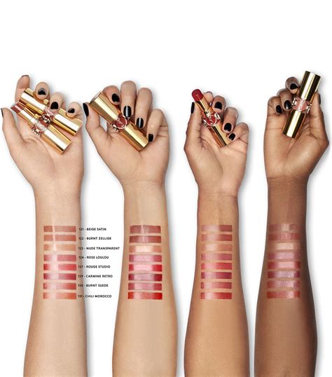 ysl rouge volupte shine 57|ysl rouge volupte shine swatches.